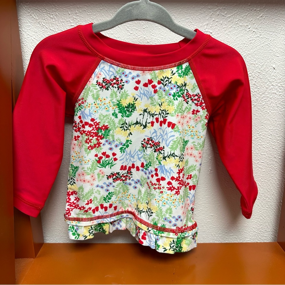 Hanna Andersson floral rash guard